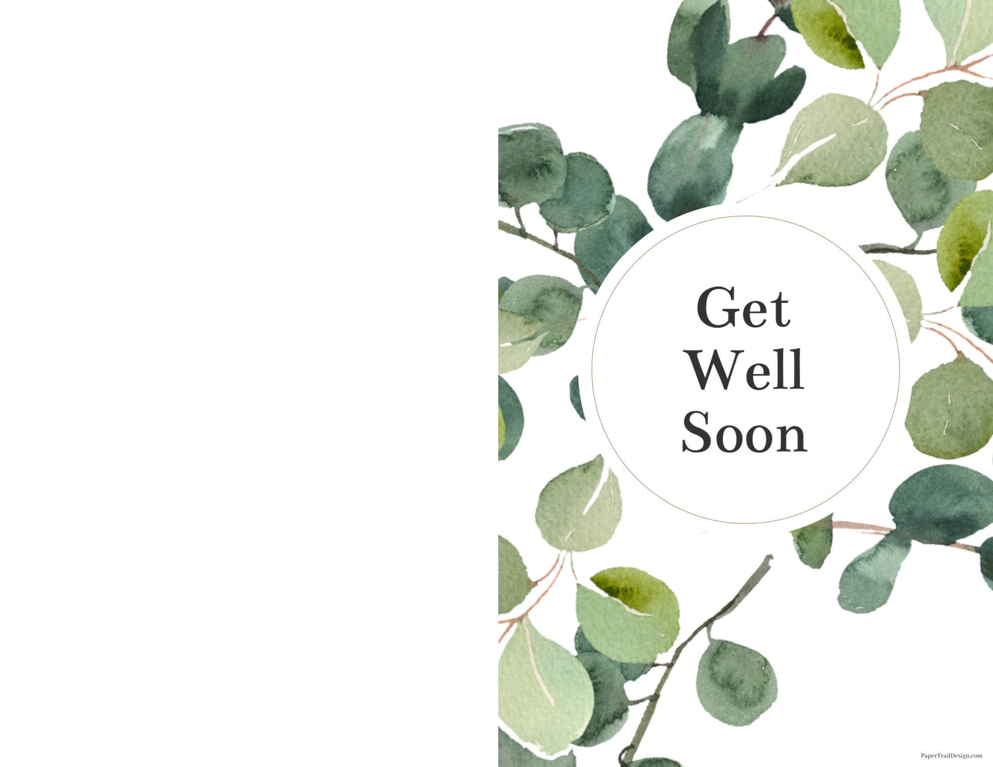 Get Well Card Free Template