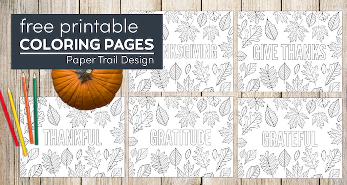 Thanksgiving coloring pages with text overlay- free printable coloring pages