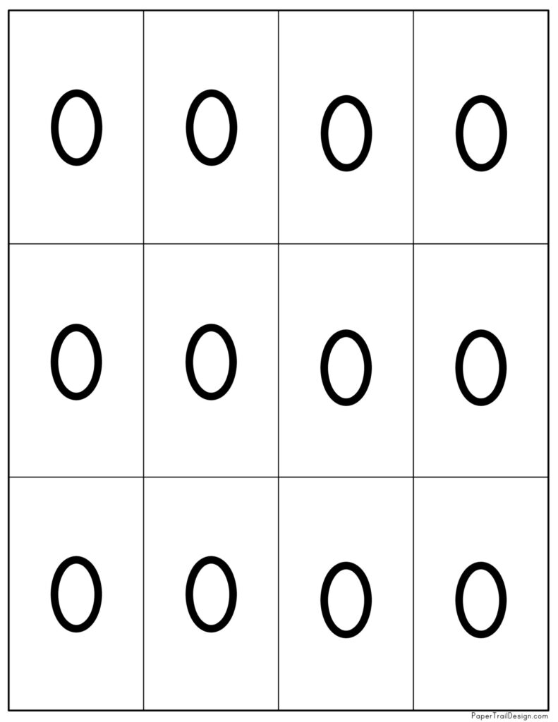 Multiplication Flash Cards Printable - Paper Trail Design