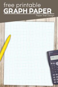 Graph paper printable with text overlay- free printable graph paper
