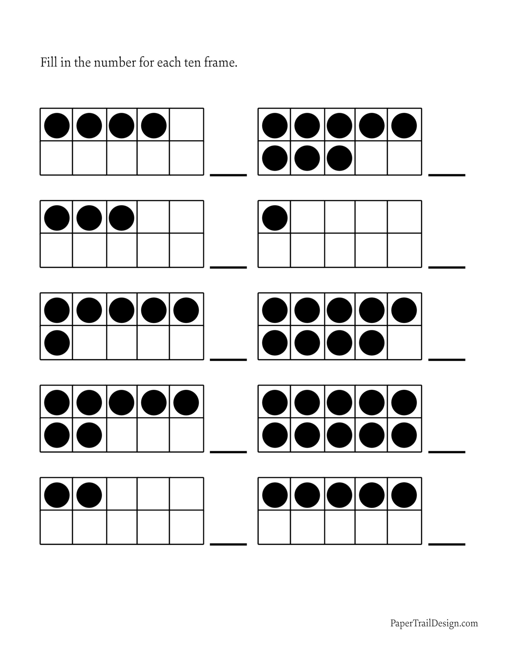 kindergarten-ten-frame-printable