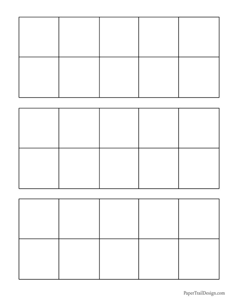 Ten Frame Printables - Paper Trail Design