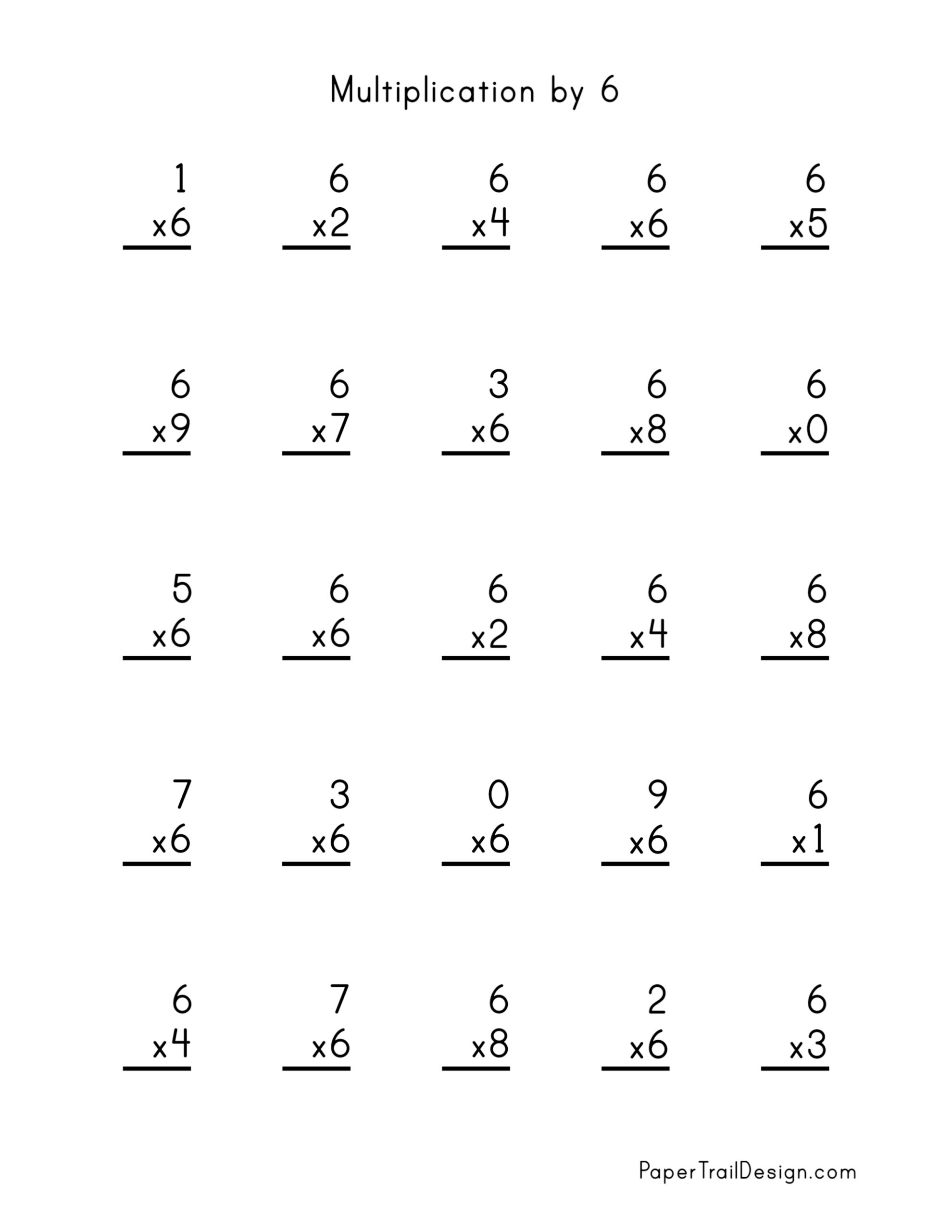 3 Times Table Facts Worksheet Brokeasshome