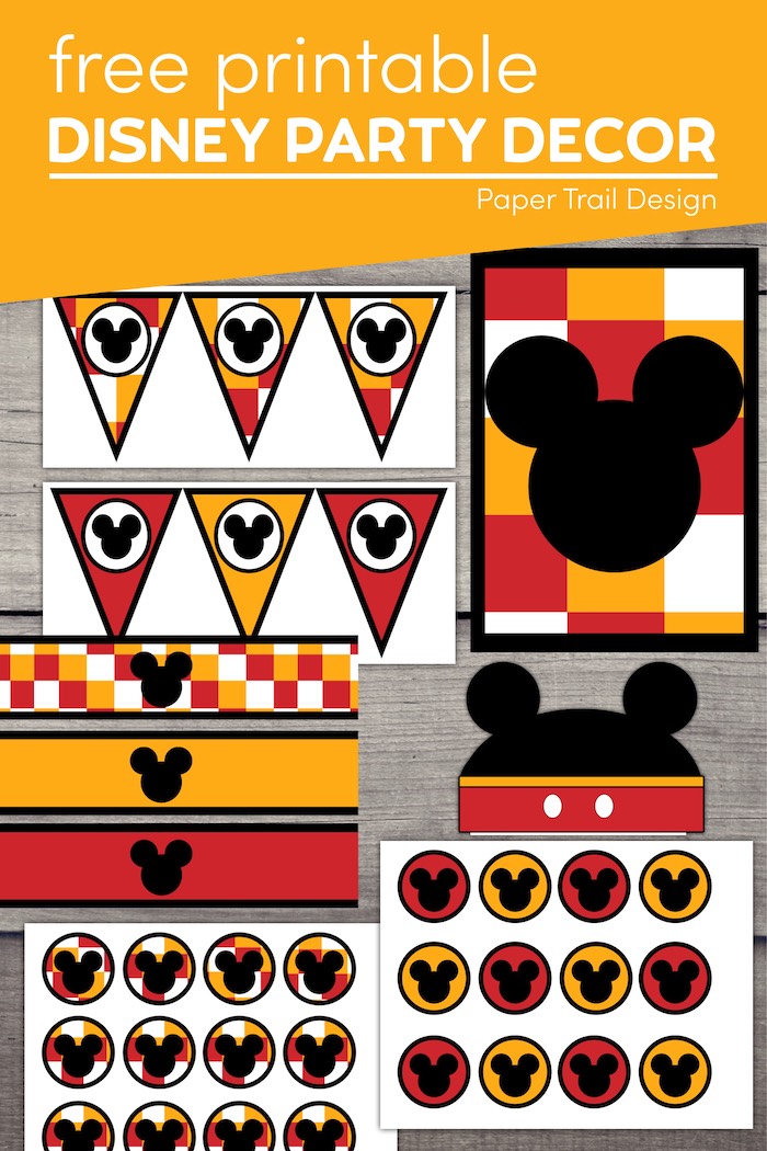 Five Mickey Mouse Free Printables - Paper Trail Design