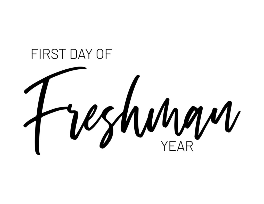 First Day of School Sign Printables K-12 - Paper Trail Design