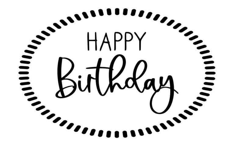 Happy Birthday Card Printables - Paper Trail Design