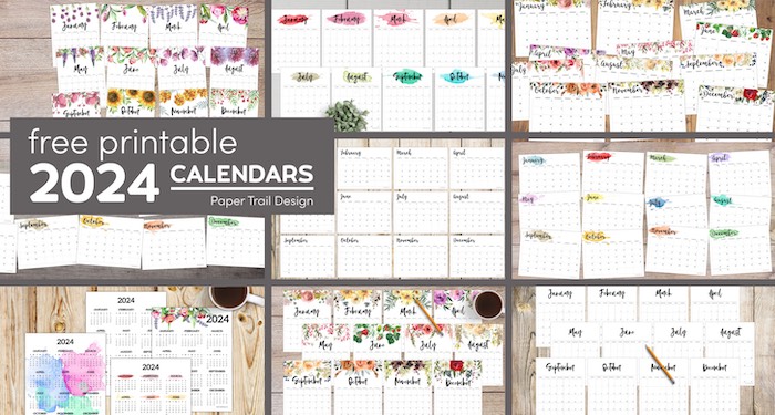 Free Printable 2024 Calendars