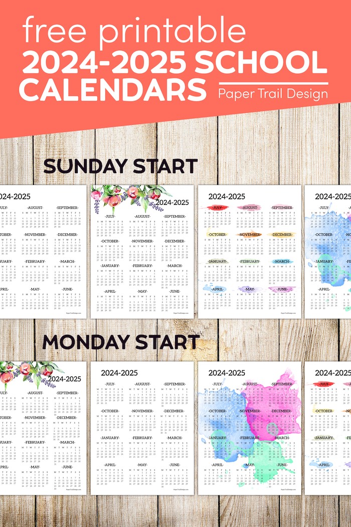 2024 2025 School Year Calendar - 2024 2025 School Calendars Long 1 