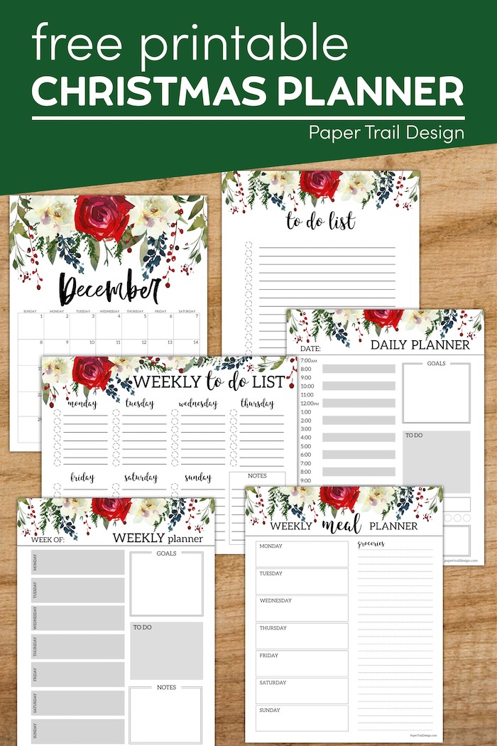 Cute Free Planner Printables - Paper Trail Design