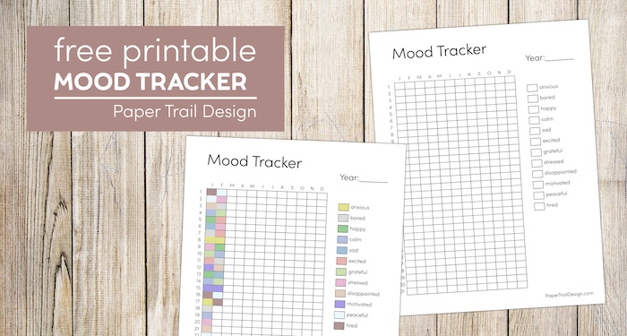 Mood Tracker Printable